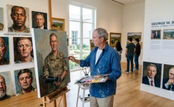 george w bush paintings