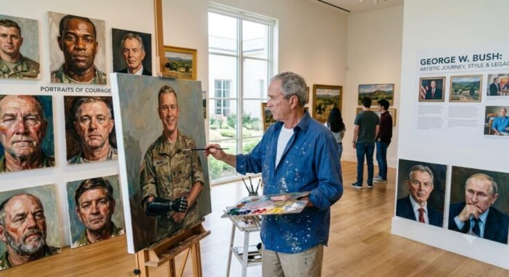 george w bush paintings