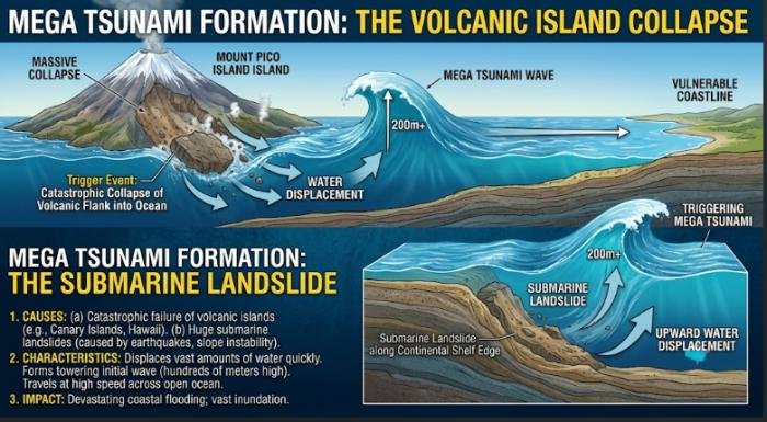 mega tsunami warning