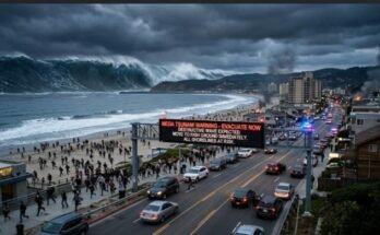 mega tsunami warning