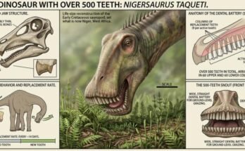 what dinosaur has 500 teeth